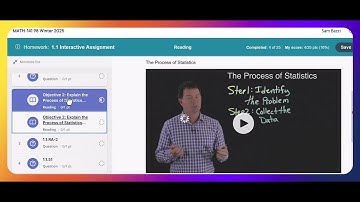 MyLab Statistics Orientation Video 2 - Winter 2025