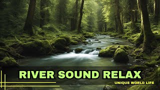 Relaxing River Sounds ๐บ Riverbank Respite, Nature's Melodies, Rejuvenating Body and Mind Escape