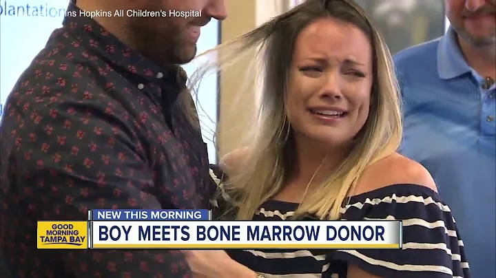 Medical student meets 4-year-old boy he saved with a bone marrow donation - DayDayNews