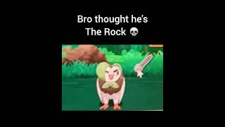 bro thought he's The Rock 💀 #shorts #pokemonmemes