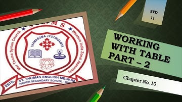 Std 11 # Computer # Ch 10 # Part 2