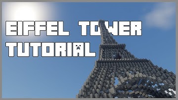 Minecraft Eiffel Tower Tutorial