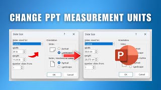 How to Change PowerPoint Measurement Units 2025 - CM to Inches/Inches to CM