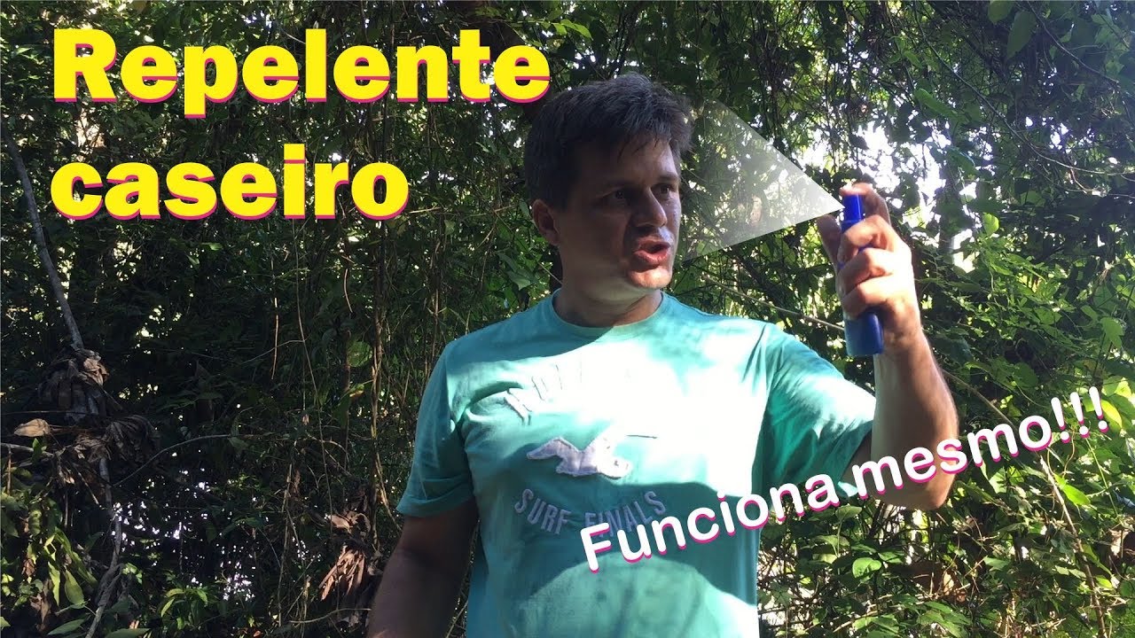 Como fazer um repelente caseiro para pernilongos - YouTube