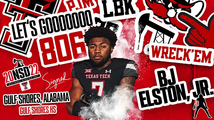 Texas Tech Football:NSD22 Tavares Elston Jr., LB H...