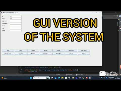 HR Managment System (OOP Project)