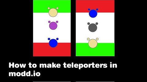 Modd.io-Teleporters