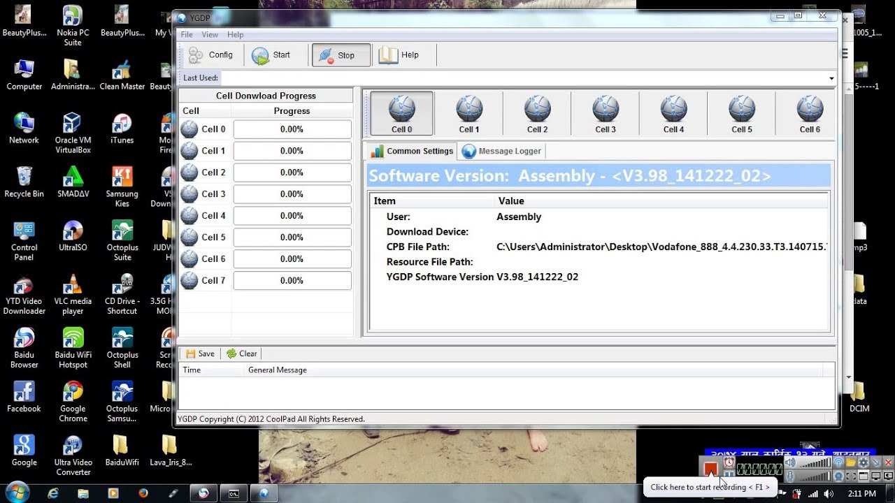 how to flash Vodafone888