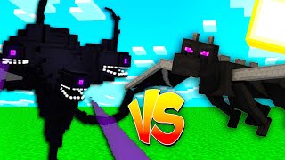 Wither Storm vs Ender Dragon in Minecraft