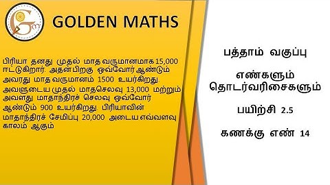 Sum number 14, Exercise 2.5/SSLC-‌ numbers and sequence// new text book 2019 //