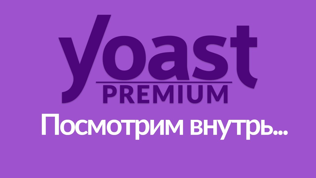 ⁣Yoast Premium  Обзор