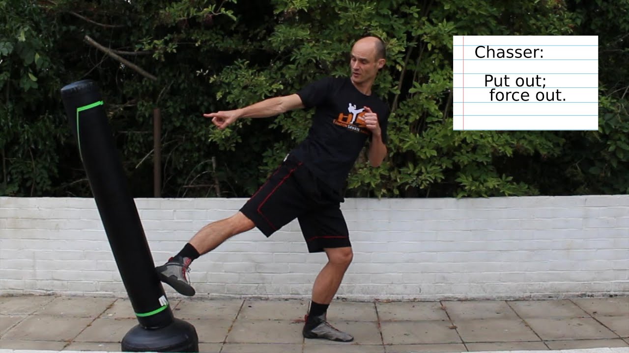 Which part of the boot do you use for Chassé (side) kick? - YouTube