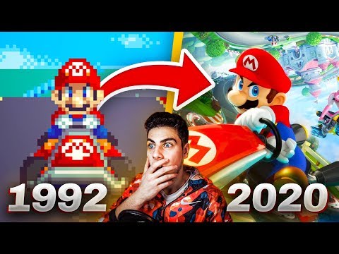 Vídeo: Evolución Tecnológica: 25 Años De Super Mario Kart