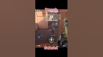 Sunset map | Breach On Sunset #breachcombos #breach #valorantclips #shortsfeed #valorant