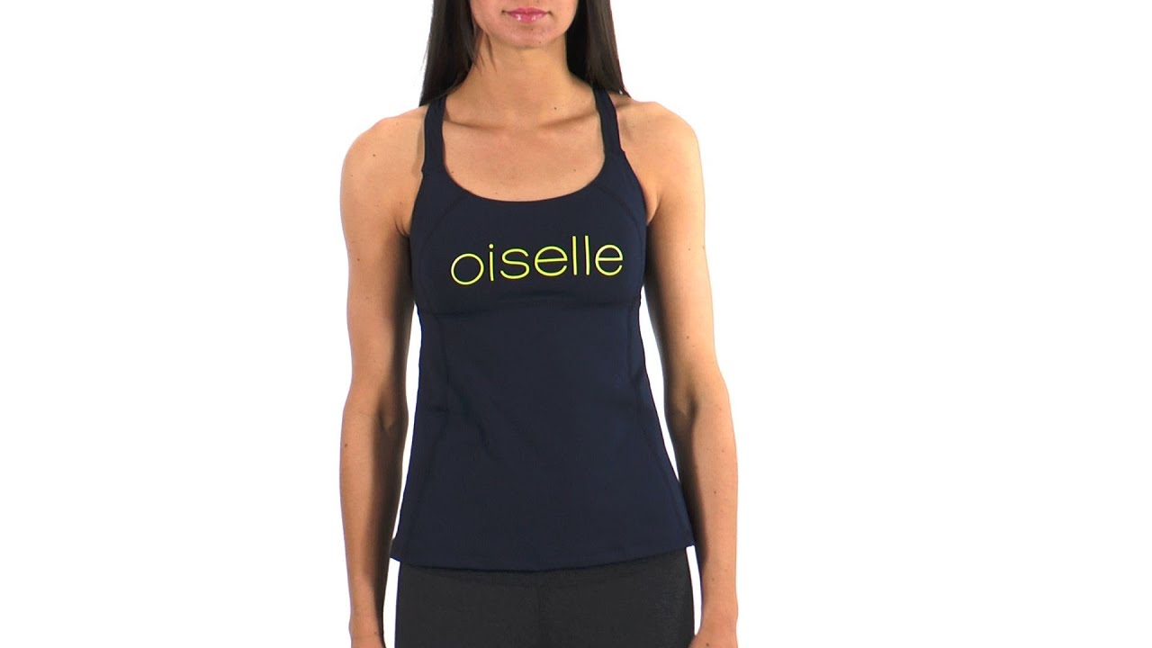 Oiselle Women's Lesko Shimmel Run Bra | SwimOutlet.com