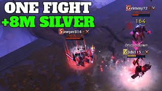 IN ONE SOLO FIGHT I GOT +8M OF SILVER | Albion Online