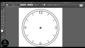 Creating a clock in Illustrator....
