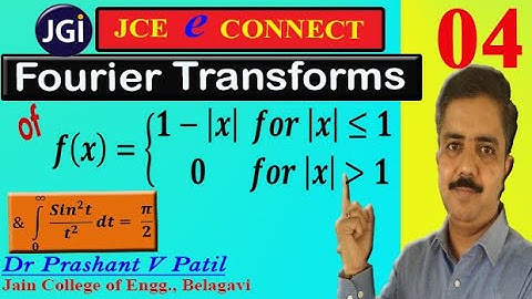 Fourier Transform || f(x)=1-|x| || 18mat31 || Dr Prashant Patil