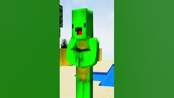 Mikey was born!   MAIZEN Minecraft Animation #shorts