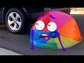 Doodles Experiment: Car vs Water Balloons | Crushing Crunchy & Soft Things by Car