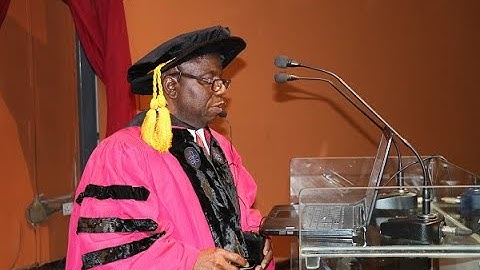 11th Inaugural Lecture (2017/2018) Prof. Okafor