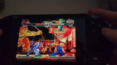 Capcom Vs SNK 2 Running On PsVita! (Flycast Emulator V1.0)
