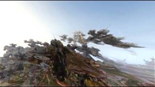 Fractal flythrough - surface scanning