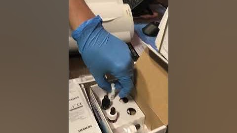 DCA Vantage A1C Analyzer set up