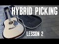 Hybrid Picking Lesson #2 - Country Guitar Lesson Tutorial - Easy Beginner to Intermediate