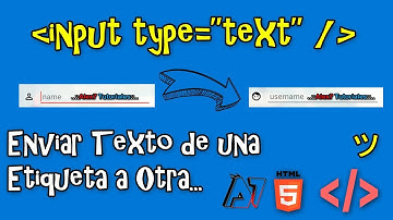 Enviar Texto de Input Type Text a otro Input Type Text - JavaScript y jQuery