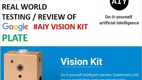 Real world Testing of Google AIY Vision Kit – Plate