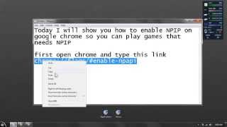 Miniatura de vídeo de "How to enable the NPAPI Plugin on Google Chrome"