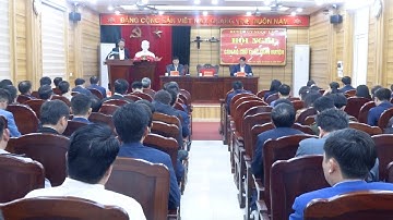 HỘI NGHỊ CÁN BỘ CHỦ CHỐT CHO Ý KIẾN VÀO VĂN KIỆN ĐẠI HỘI ĐẢNG BỘ HUYỆN NHIỆM KỲ 2025- 2030.