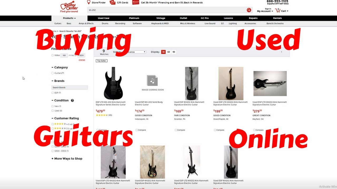 How to Buy Used from Guitar Center YouTube