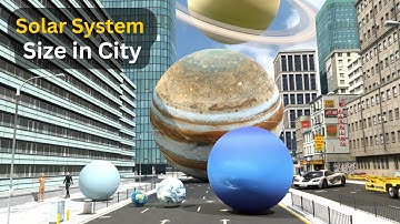 Exploring the Solar System at Human Scale | A First-Person View in a City