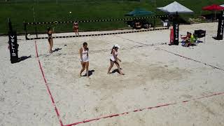 6 22 19 Vollis Beach Bash Ainsley & Sydney 18 U Pool Play 3