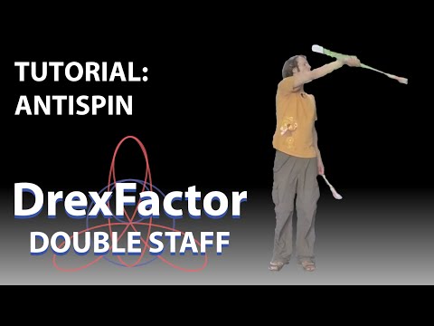 Beginner Double Staff Tutorial: Antispin