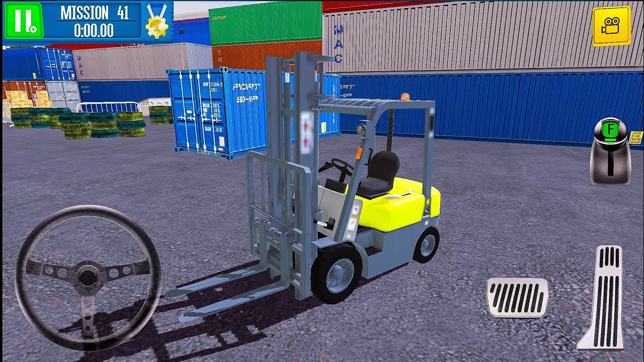 Cargo Crew Port Truck Driver New Vehicle (Small Fork Lift) #8 - Android Gameplay FHD