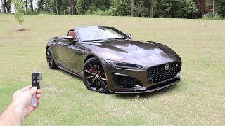 2022 Jaguar F Type R AWD Convertible: Start up, Exhaust, Test Drive, POV and Review