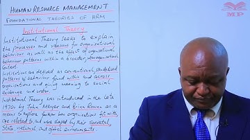 INSTITUTIONAL THEORY mp4