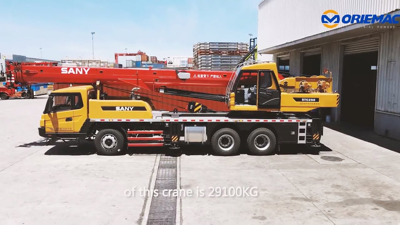 Boost Your Project Efficiency with the SANY Truck STC250 Mobile Crane ...