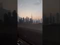 Dubai Skyline &amp; Burj Khalifa View from the Car
