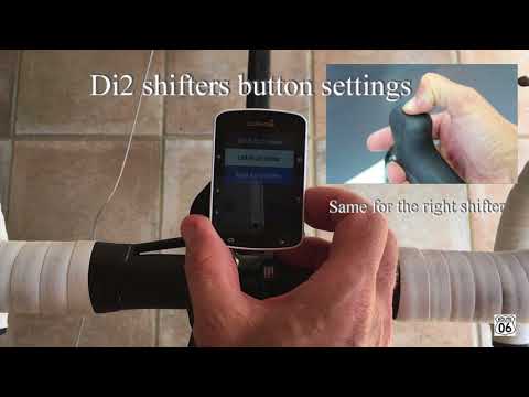 Shimano Di2 - Garmin Edge 520 Integration with EW-WU111 wireless unit