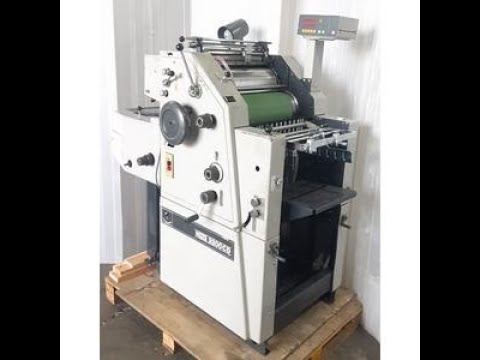 中古]リョービ(RYOBI)製 単色オフセット印刷機 軽オフ機 3200CD 動作
