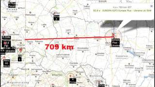 92,8 Mhz - Evropa Plus - Kyiv Ukraine Tropo
