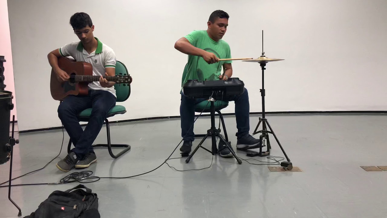 Passagem de som na Revas  Pb-350 com adaptação chimbal