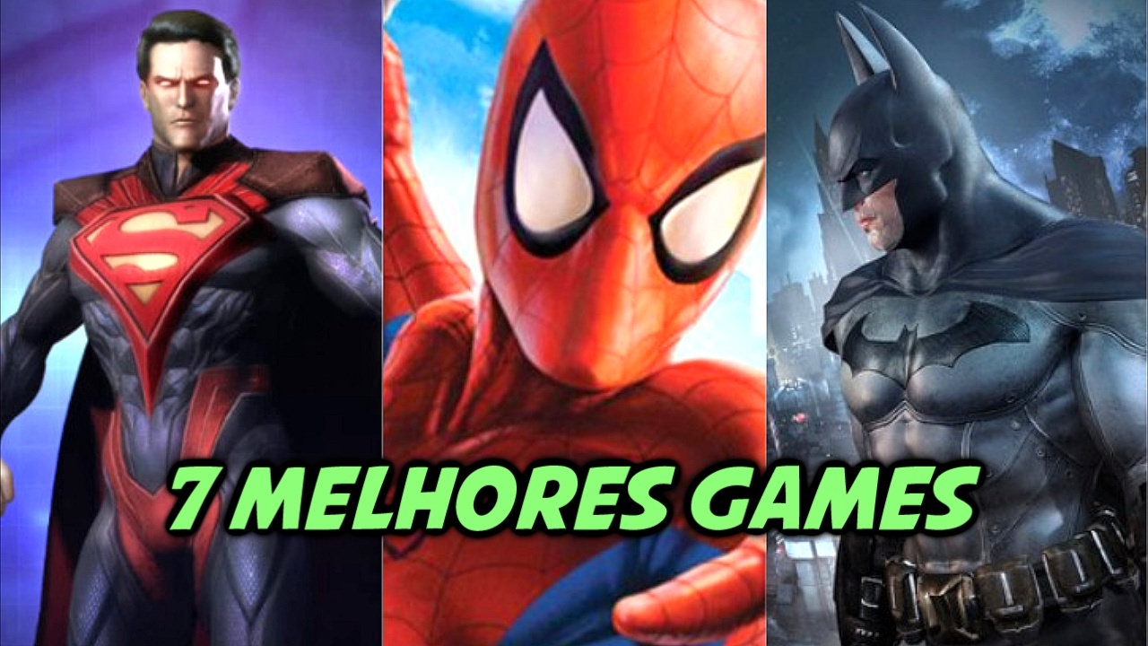 7 MELHORES JOGOS BASEADOS EM SUPER-HERÓIS! - YouTube