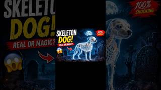 ye to horer nahi comedy so hai skeleton  dog #ai #viral #popular