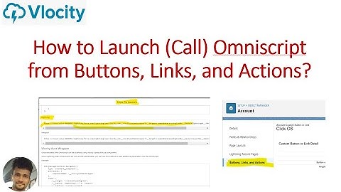 How to Launch (Call) Omniscript from Buttons, Links, and Actions?