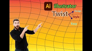 How to make -Adobe illustrator -Twist blend design-EASY-1